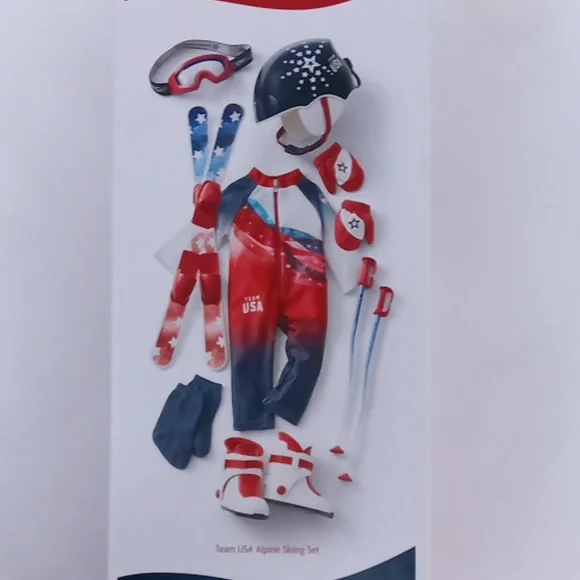 American Girl Team USA Alpine Skiing Set - Picture 4 of 16